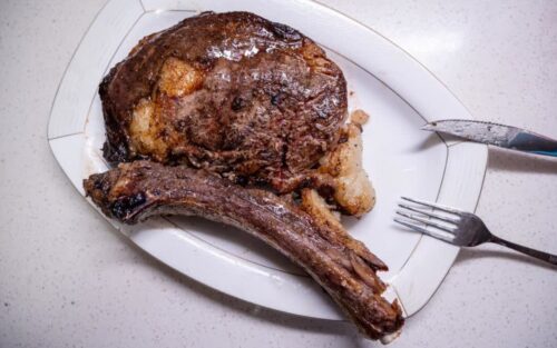 Click to view full screen Australian tomahawk steak, approximately 1.2 kg photo review